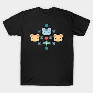 What's Cool with the Kitty Cats in Blue T-Shirt